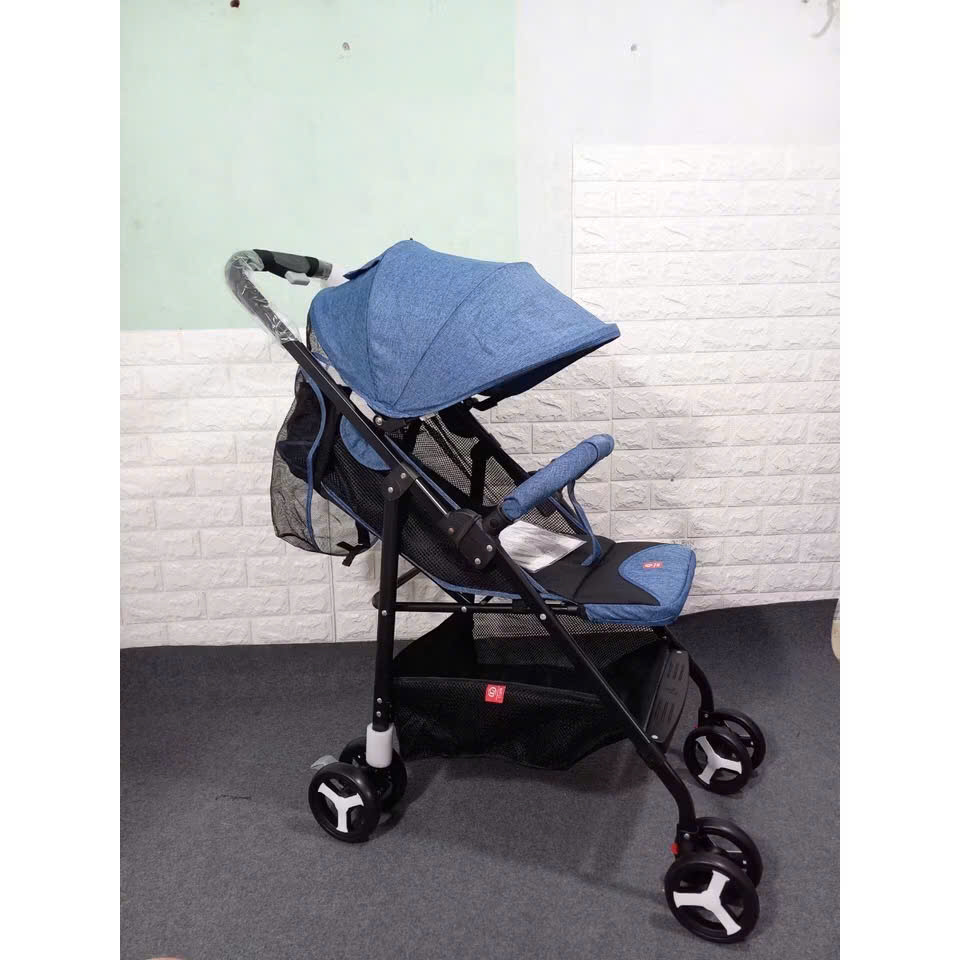 Xe đẩy du lịch xanh gấp gọn